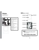 Preview for 10 page of Haier HDY-C70 ME Operation Manual