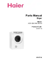 Haier HDY-D60 Parts Manual preview