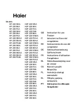 Haier HF-220SAA Instructions For Use Manual preview