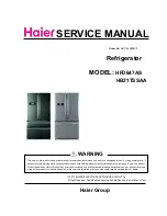 Предварительный просмотр 1 страницы Haier HFD647AS Service Manual