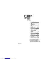 Haier HFD647AS User Manual preview