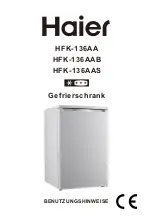 Предварительный просмотр 25 страницы Haier HFK-136AA User Instructions