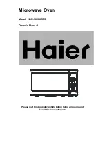 Preview for 1 page of Haier HGN-36100EGS Owner'S Manual