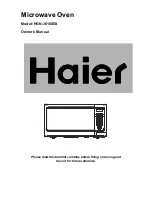 Haier HGN-36100ES Owner'S Manual preview