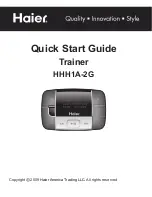 Haier HHH1A-2G Quick Start Manual предпросмотр