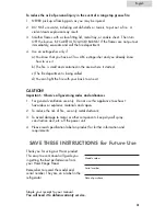 Preview for 3 page of Haier HHX3030 - 05-05 User Manual