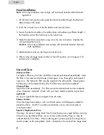 Preview for 10 page of Haier HHX6030 User Manual