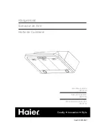 Предварительный просмотр 1 страницы Haier HHX6130 User Manual