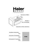 Haier HI1MK Installation Instructions Manual preview