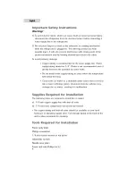 Preview for 2 page of Haier HI1MK Installation Instructions Manual