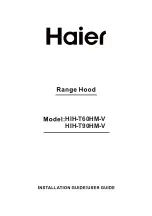 Haier HIH-T60HM-V Installation Manual/User Manual preview