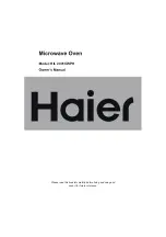 Haier HIL 2001CWPH Owner'S Manual preview