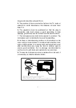 Preview for 8 page of Haier HIL 2001CWPH Owner'S Manual