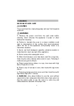 Preview for 9 page of Haier HIL 2001CWPH Owner'S Manual