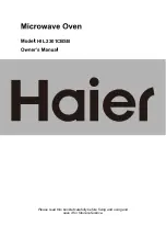 Haier HIL 2301CBSB Owner'S Manual предпросмотр