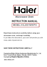 Haier HIL2001MWPH Instruction Manual preview