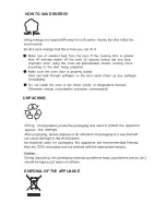 Preview for 5 page of Haier HIO-M59CF Installation Manual/User Manual