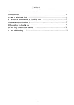 Preview for 2 page of Haier HIS-X76SWA1 Installation Manual/User Manual