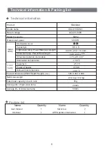 Preview for 6 page of Haier HIS-X76SWA1 Installation Manual/User Manual