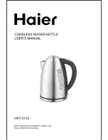 Предварительный просмотр 1 страницы Haier HKT-2133 User Manual