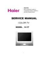 Предварительный просмотр 1 страницы Haier HL15T Servise Manual