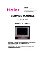 Preview for 1 page of Haier HL15WHITE Service Manual