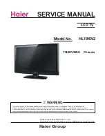 Preview for 1 page of Haier HL19KN2 Service Manual