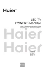 Preview for 1 page of Haier HL19LE2 Owner'S Manual