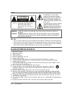 Preview for 2 page of Haier HL19SL2 Owner'S Manual