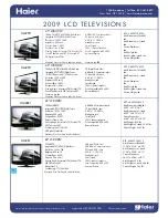 Preview for 1 page of Haier HL22FG1 Specifications