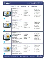 Preview for 4 page of Haier HL22FG1 Specifications