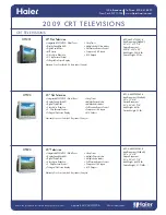 Preview for 6 page of Haier HL22FG1 Specifications