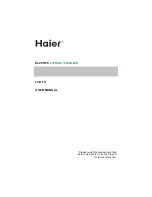 Haier HL22R - 22" LCD TV User Manual preview