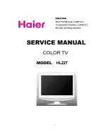 Preview for 1 page of Haier HL22T Service Manual