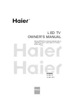 Preview for 1 page of Haier HL22XLT2 Owner'S Manual