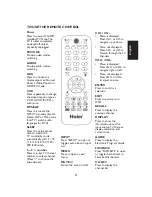 Preview for 17 page of Haier HL22XLT2 Owner'S Manual