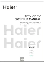 Haier HL26K1 - K-Series - 26" LCD TV Owner'S Manual preview