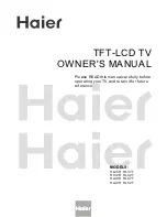 Haier HL26R - 26" LCD TV Owner'S Manual preview