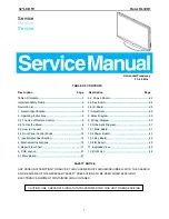 Preview for 1 page of Haier HL32D1 Service Manual