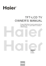 Предварительный просмотр 1 страницы Haier HL32D1a Owner'S Manual