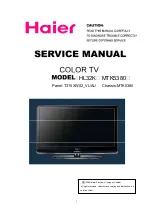 Haier HL32K Service Manual preview