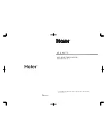 Preview for 1 page of Haier HL32LE2 Owner'S Manual