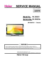 Haier HL32LE2 Service Manual preview