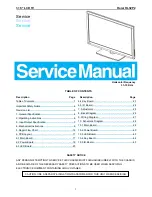 Preview for 1 page of Haier HL32P2 Service Manual