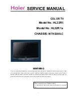 Haier HL32R1 - R-Series - 31.5" LCD TV Service Manual preview