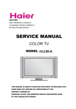 Haier HL32S-A Servise Manual preview