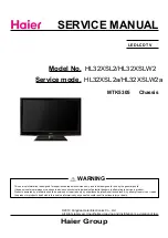 Preview for 1 page of Haier HL32XSL2 Service Manual