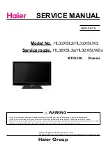 Haier HL32XSL2 Service Manual preview