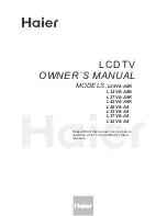 Haier HL37S - 37" LCD TV Owner'S Manual preview