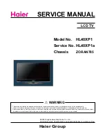 Haier HL40XP1 Service Manual preview